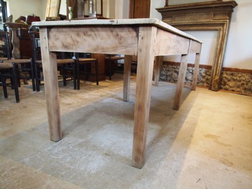 TABLE REFECTORY FARMHOUSE DINING LARGE SEATS 10 BEECH C1890 - ADDITIONAL PHOTO 7