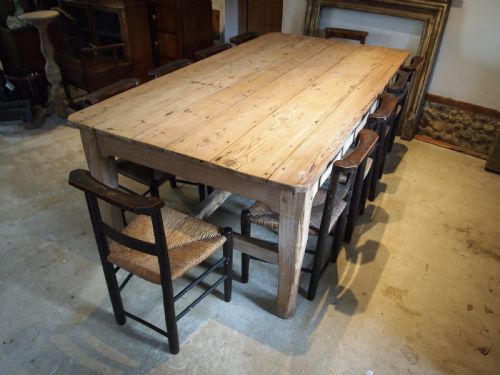 TABLE GEORGE IV REFECTORY FARMHOUSE DINING PINE C1820 - ADDITIONAL PHOTO 2