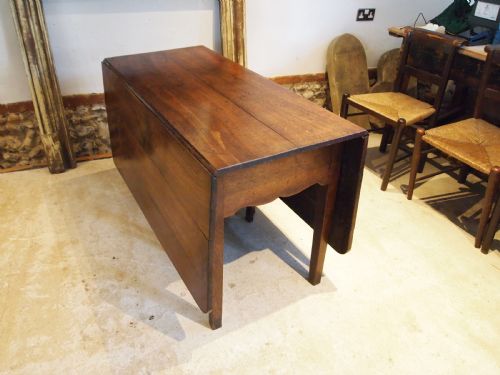 TABLE RARE WELSH OAK DINING FARMHOUSE GEORGE III C1770 - ADDITIONAL PHOTO 9