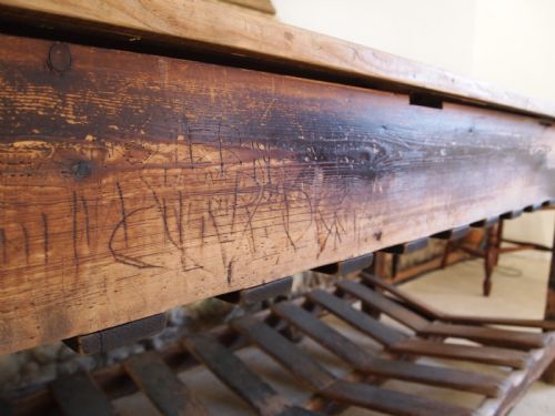 TABLE STUNNING DRAPERS TABLE PREP REFECTORY TABLE C1880 - ADDITIONAL PHOTO 6