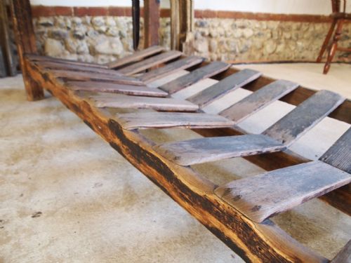 TABLE STUNNING DRAPERS TABLE PREP REFECTORY TABLE C1880 - ADDITIONAL PHOTO 12