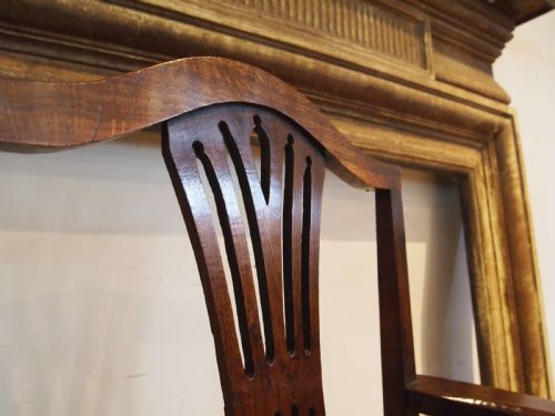 CHAIR RARE WELSH OAK COMMODE CHAIR GEORGE III C1770 - ADDITIONAL PHOTO 2