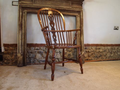 CHAIR ARMCHAIR VICTORIAN WINDSOR ASH ELM C1860 - ADDITIONAL PHOTO 7