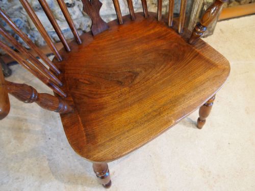 CHAIR ARMCHAIR VICTORIAN WINDSOR ASH ELM C1860 - ADDITIONAL PHOTO 8
