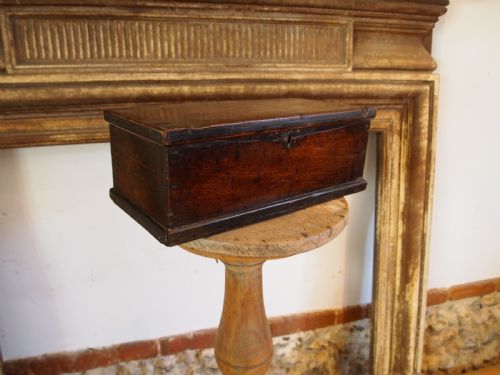 BOX DEED BOX SMALL EARLY 18TH CENTURY STUNNING COLOUR C1730 - ADDITIONAL PHOTO 10