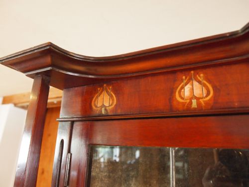 CABINET FINE SHAPLAND PETTER ARTS AND CRAFTS MAHOGANY C1890 - ADDITIONAL PHOTO 1