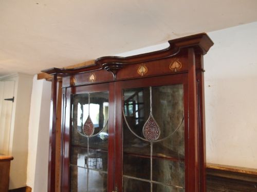 CABINET FINE SHAPLAND PETTER ARTS AND CRAFTS MAHOGANY C1890 - ADDITIONAL PHOTO 3