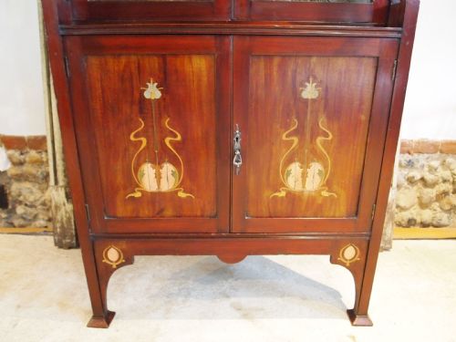 CABINET FINE SHAPLAND PETTER ARTS AND CRAFTS MAHOGANY C1890 - ADDITIONAL PHOTO 8