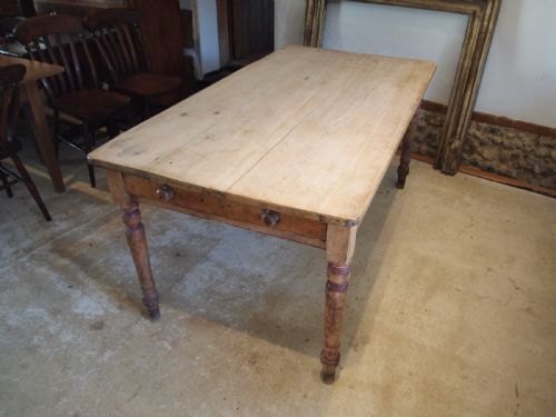 TABLE VICTORIAN PINE REFECTORY FARMHOUSE DINING C1840 - ADDITIONAL PHOTO 10