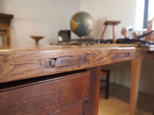 TABLE OAK REFECTORY FARMHOUSE DINING GEORGE III OUTSTANDING C1780 - ADDITIONAL PHOTO 11
