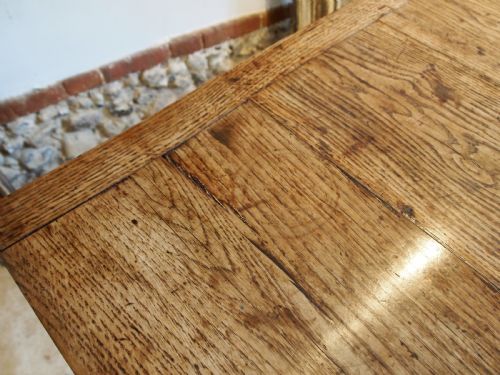 TABLE OAK REFECTORY FARMHOUSE DINING GEORGE III OUTSTANDING C1780 - ADDITIONAL PHOTO 13