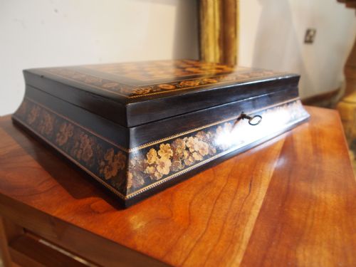 FINE TUNBRIDGE WARE BOX BY THOMAS BARTON C1870 - ADDITIONAL PHOTO 11