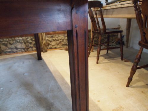 TABLE STUNNING REFECTORY FARMHOUSE FRENCH CHERRY WOOD C1870 - ADDITIONAL PHOTO 4
