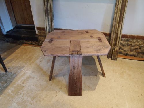 TABLE CHAIR VERY RARE PRIMITIVE PINE GEORGE III C1800 - ADDITIONAL PHOTO 7