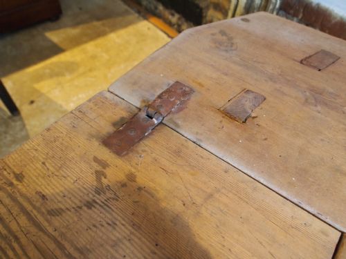 TABLE CHAIR VERY RARE PRIMITIVE PINE GEORGE III C1800 - ADDITIONAL PHOTO 10