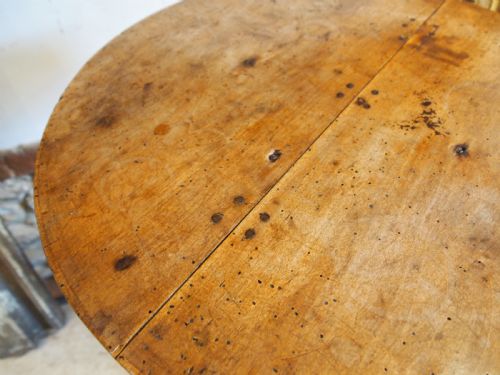 CRICKET TABLE RARE PRIMITIVE WELSH SYCAMORE GEORGE III C1800 - ADDITIONAL PHOTO 9