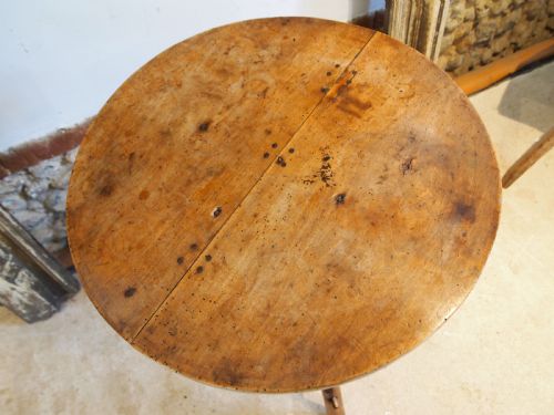 CRICKET TABLE RARE PRIMITIVE WELSH SYCAMORE GEORGE III C1800 - ADDITIONAL PHOTO 15