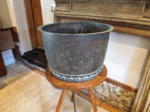 COPPER COPPER VICTORIAN HEAVY GAUGE LOG BIN C1870 - ADDITIONAL PHOTO 8