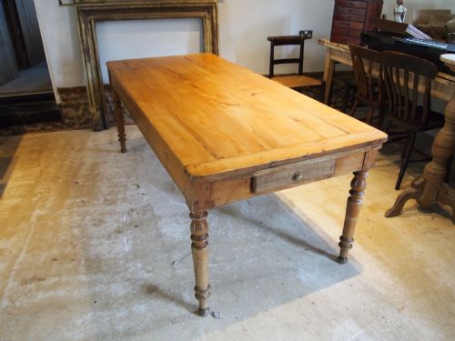 TABLE RARE APPLE WOOD REFECTORY FARMHOUSE FRENCH EXTENDING C1850 - ADDITIONAL PHOTO 1