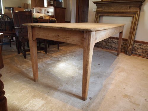 TABLE REFECTORY FARMHOUSE SCRUB TOP PINE C1840 - ADDITIONAL PHOTO 5