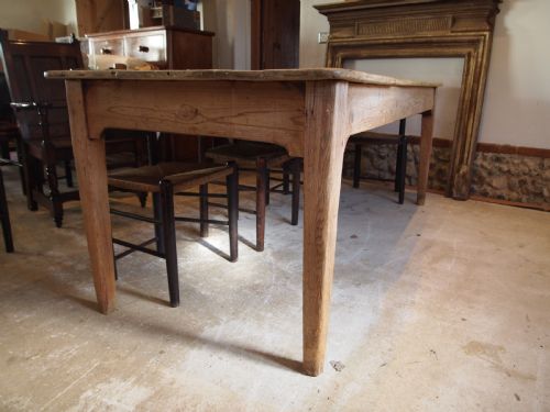TABLE REFECTORY FARMHOUSE SCRUB TOP PINE C1840 - ADDITIONAL PHOTO 8