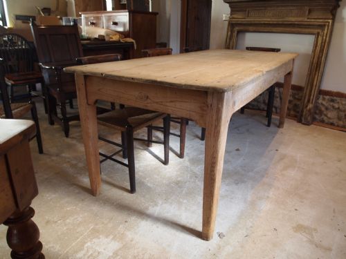 TABLE REFECTORY FARMHOUSE SCRUB TOP PINE C1840 - ADDITIONAL PHOTO 11