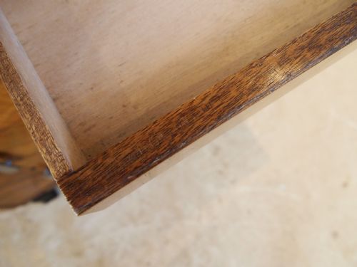 DESK FINE ART DECO WALNUT DESK BY GILLOWS C1925 - ADDITIONAL PHOTO 6