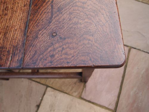 TABLE RARE STUNNING GEORGE II OAK REFECTORY FARMHOUSE DINING C1740 - ADDITIONAL PHOTO 13