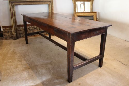TABLE RARE STUNNING GEORGE II OAK REFECTORY FARMHOUSE DINING C1740 - ADDITIONAL PHOTO 18