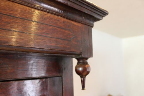 CUPBOARD RARE SMALL WELSH OAK CWPWRDD DEUDDARN C1790 - ADDITIONAL PHOTO 2