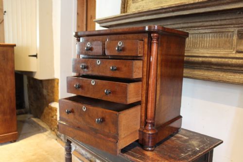 CHEST OF DRAWERS RARE MINIATURE APPRENTICE WILLIAM IV C1835 - ADDITIONAL PHOTO 5