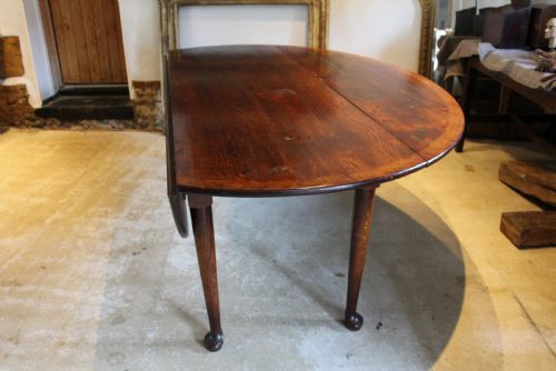 TABLE GEORGE II STYLE WAKE OAKBURR OAK SEATS 12 FINE QUALITY C1930 - ADDITIONAL PHOTO 6