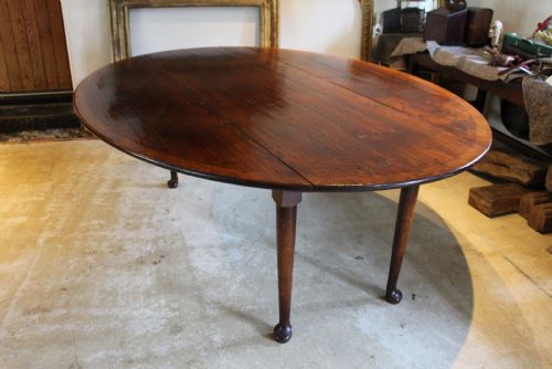 TABLE GEORGE II STYLE WAKE OAKBURR OAK SEATS 12 FINE QUALITY C1930 - ADDITIONAL PHOTO 11