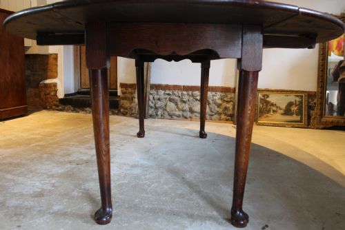 TABLE GEORGE II STYLE WAKE OAKBURR OAK SEATS 12 FINE QUALITY C1930 - ADDITIONAL PHOTO 16