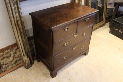 CHEST OF DRAWERS RARE SMALL OAK GEORGE I C1715 - ADDITIONAL PHOTO 1