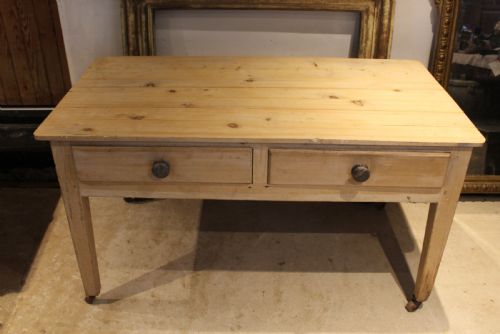 TABLE RARE VICTORIAN PINE BAKERS TABLE C1880 - ADDITIONAL PHOTO 10