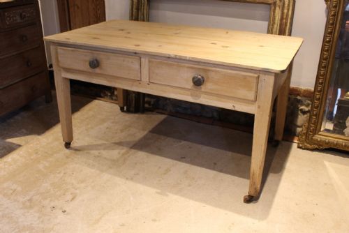 TABLE RARE VICTORIAN PINE BAKERS TABLE C1880 - ADDITIONAL PHOTO 12