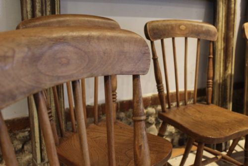 CHAIRS SET OF SIX VICTORIAN WINDSOR DINING C1870 - ADDITIONAL PHOTO 3