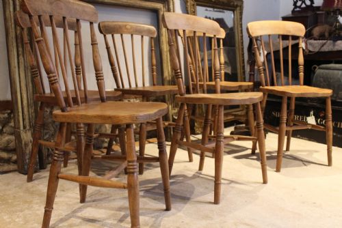 CHAIRS SET OF SIX VICTORIAN WINDSOR DINING C1870 - ADDITIONAL PHOTO 5