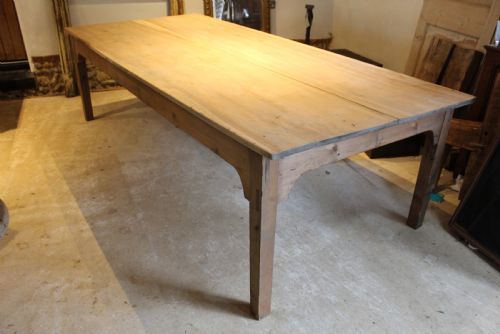 TABLE LARGE REFECTORY FARMHOUSE DINING SEATS 12 VICTORIAN C1890 - ADDITIONAL PHOTO 1
