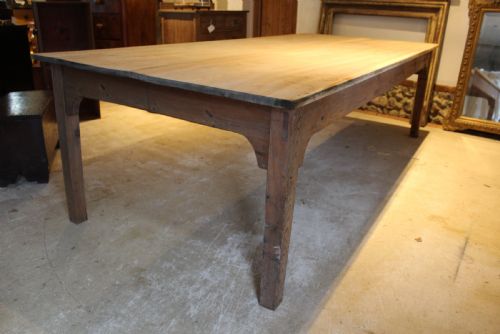 TABLE LARGE REFECTORY FARMHOUSE DINING SEATS 12 VICTORIAN C1890 - ADDITIONAL PHOTO 9