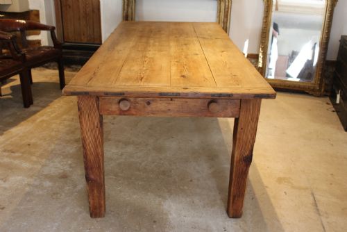 TABLE STUNNING REFECTORY FARMHOUSE DINING SEATS 8 C1840 - ADDITIONAL PHOTO 1