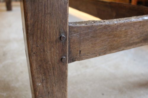 TABLE REFECTORY DINING FARMHOUSE RARE GEORGE III SEATS 8 C1800 - ADDITIONAL PHOTO 1