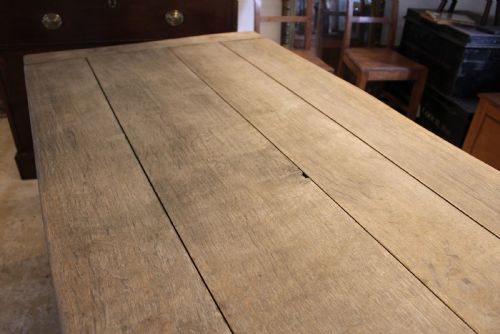 TABLE OAK REFECTORY FARMHOUSE DINING FRENCH MONASTIC C1900 - ADDITIONAL PHOTO 12