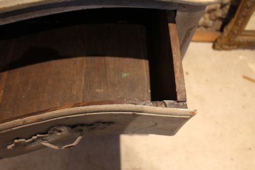 CHEST OF DRAWERS COMMODE FRENCH OAK C1750 - ADDITIONAL PHOTO 9