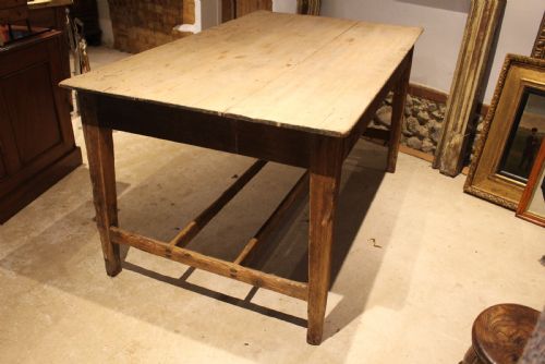 TABLE REFECTORY FARMHOUSE DINING SYCAMORE SCRUB TOP C1820 - ADDITIONAL PHOTO 5