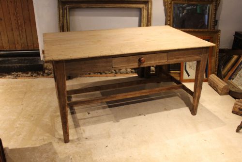 TABLE REFECTORY FARMHOUSE DINING SYCAMORE SCRUB TOP C1820 - ADDITIONAL PHOTO 9
