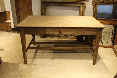 TABLE REFECTORY FARMHOUSE DINING SYCAMORE SCRUB TOP C1820 - ADDITIONAL PHOTO 10