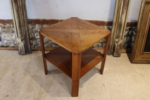 TABLE ARTS AND CRAFTS OAK RARE ROBIN NANCE ST IVES C1935 - ADDITIONAL PHOTO 12