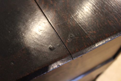 CHEST OF DRAWERS EXCEPTIONAL CHARLES II SMALL OAK C1680 - ADDITIONAL PHOTO 8